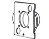 Inlet Mounting Plate - Nutone CF329 Central Vacuum, Central Vacuum Parts, Mounting Plate, Nutone, Nutone CF329
